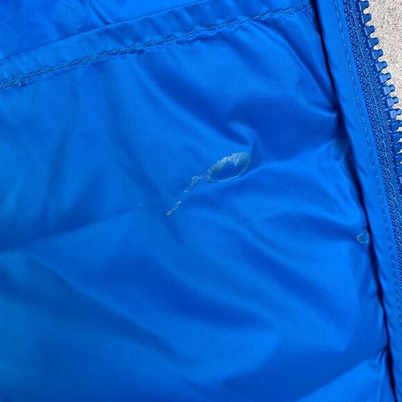 Johnnie-O Mens Hudson Vest Small Light Gray Full Zip Sleeveless Puffer Nylon - Picture 9 of 16